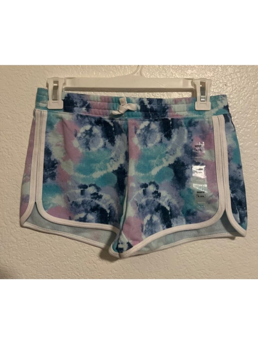 SO Girls Tie Dye Aqua Dolphin Shortie Size XL 14/16